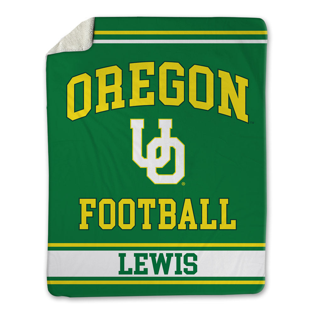 Oregon - NCAA Football : Hudson Lewis - Blanket-0