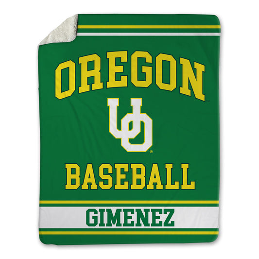 Oregon - NCAA Baseball : Jax Gimenez - Blanket-0