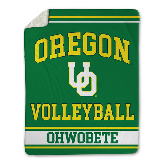 Oregon - NCAA Women's Volleyball : Michelle Ohwobete - Blanket-0