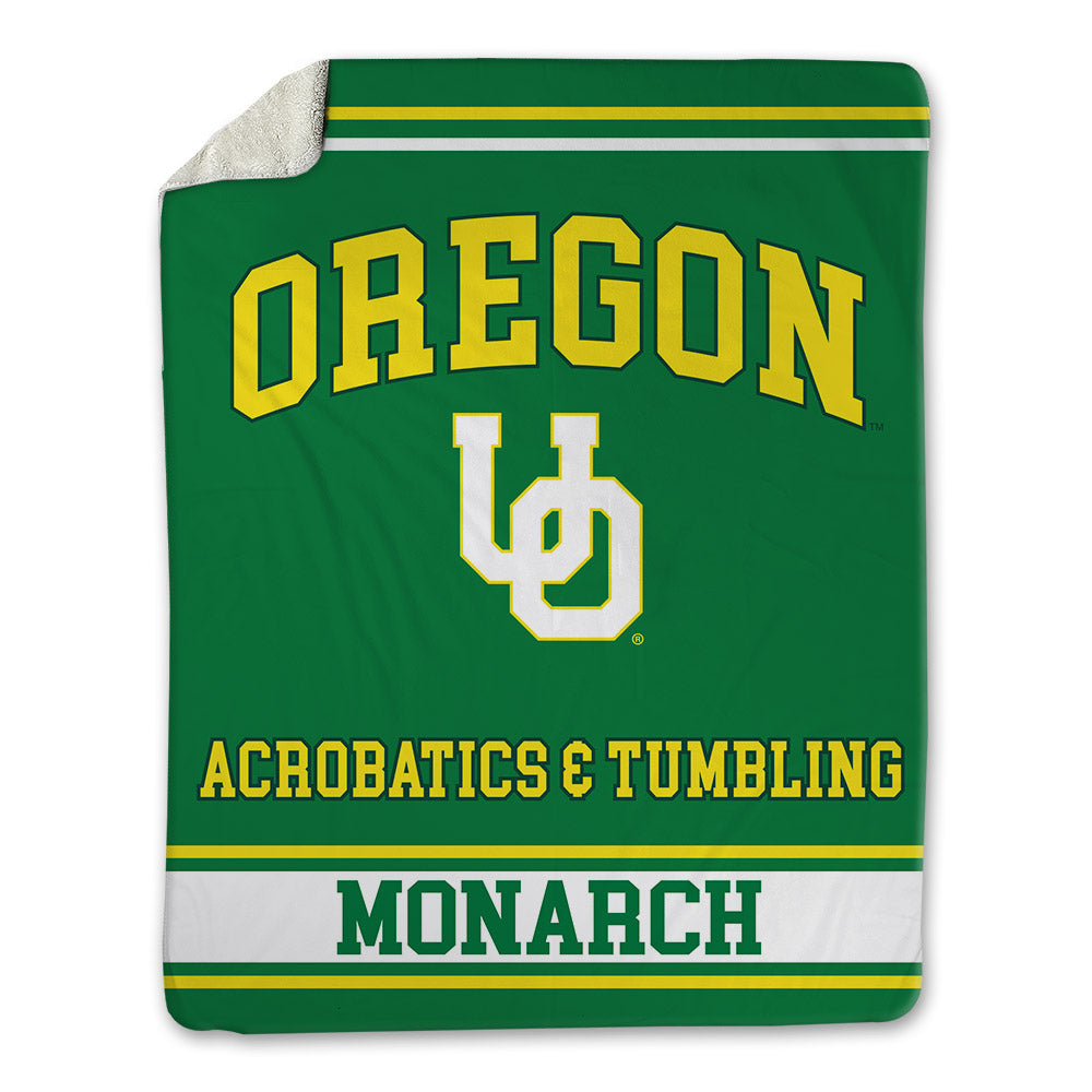 Oregon - NCAA Acrobatics & Tumbling : Samantha Monarch - Blanket-0