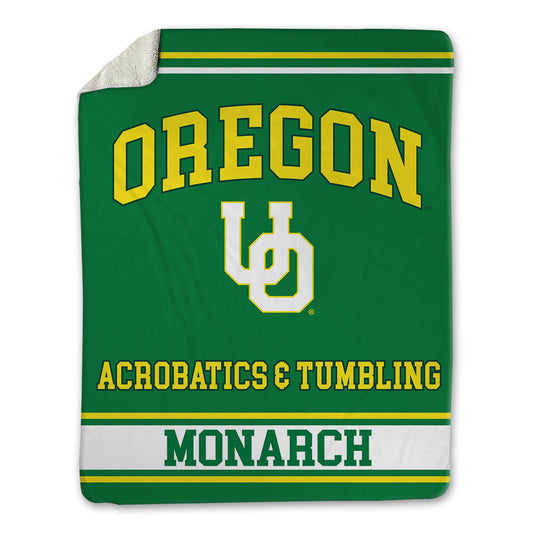 Oregon - NCAA Acrobatics & Tumbling : Samantha Monarch - Blanket-0