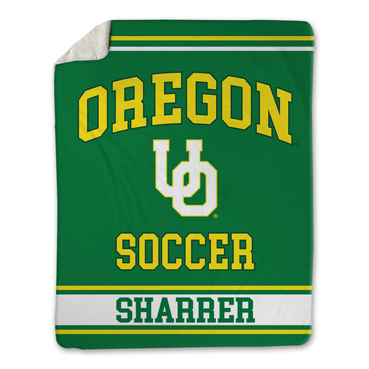 Oregon - NCAA Women's Soccer : Maddie Sharrer - Blanket-0