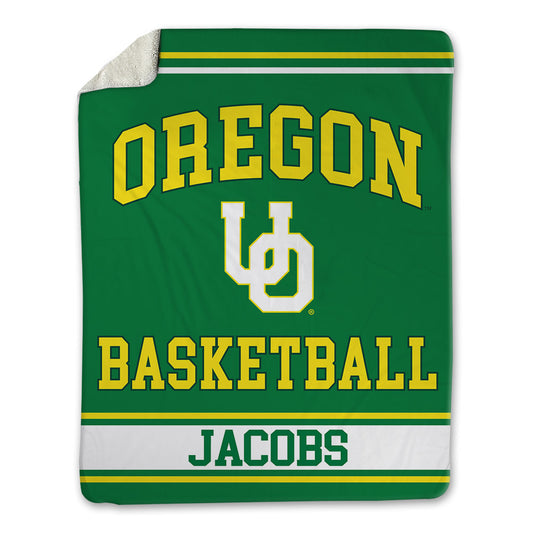 Oregon - NCAA Women's Basketball : Mia Jacobs - Blanket-0