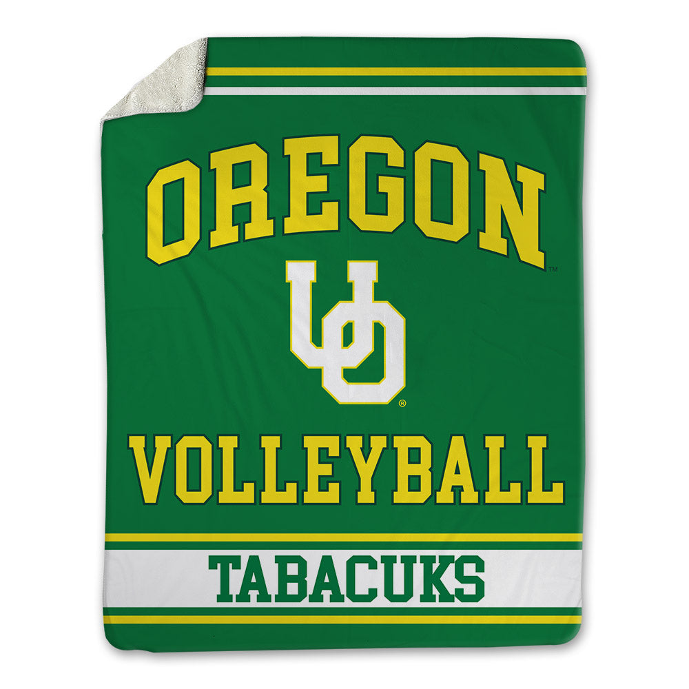 Oregon - NCAA Women's Volleyball : Maria Tabacuks - Blanket-0