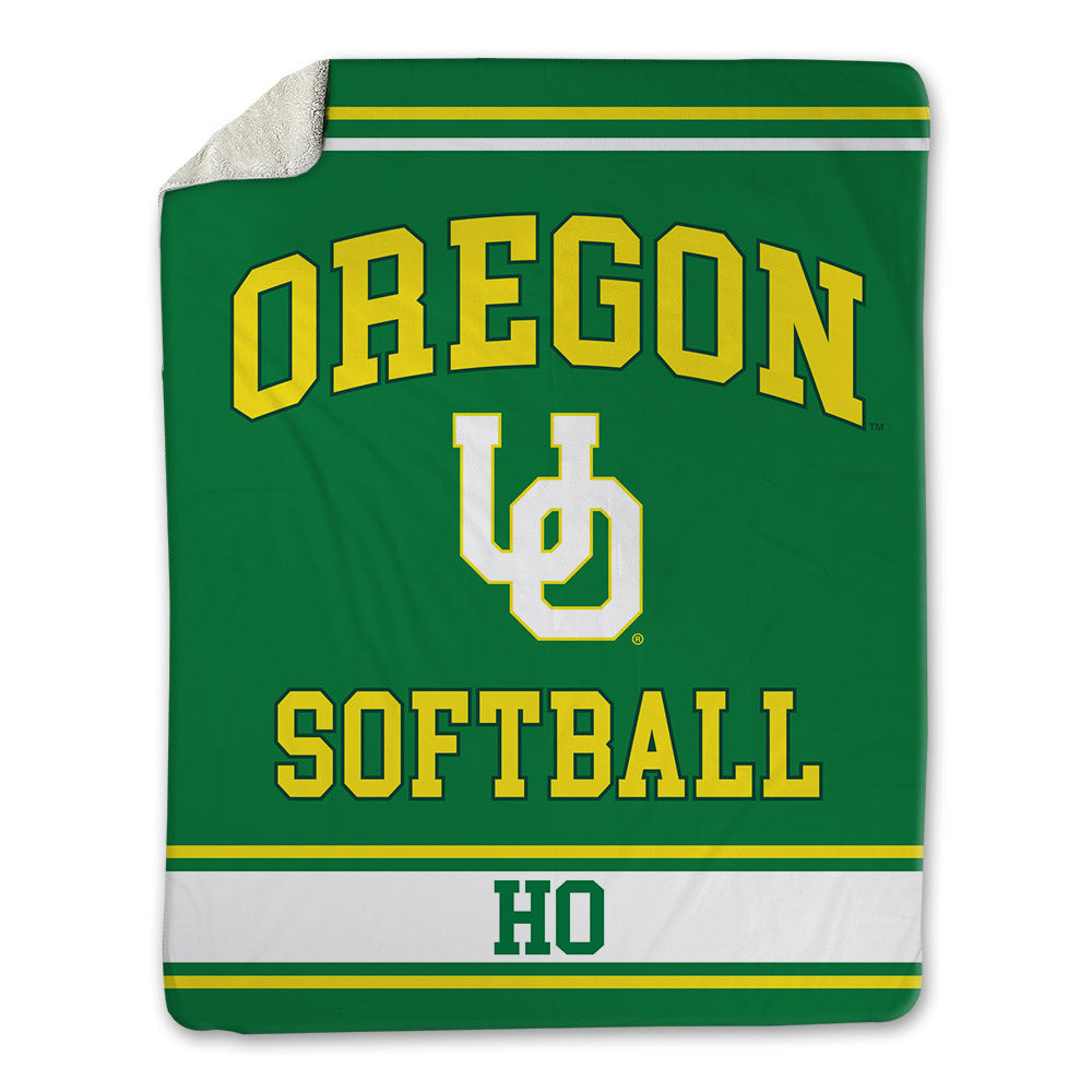 Oregon - NCAA Softball : Taryn Ho - Blanket-0