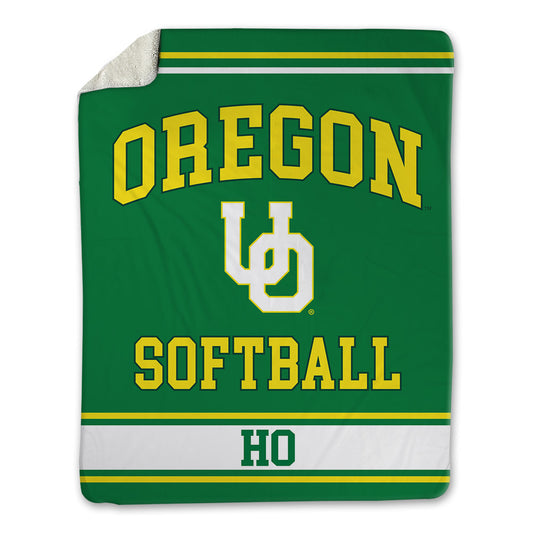 Oregon - NCAA Softball : Taryn Ho - Blanket-0