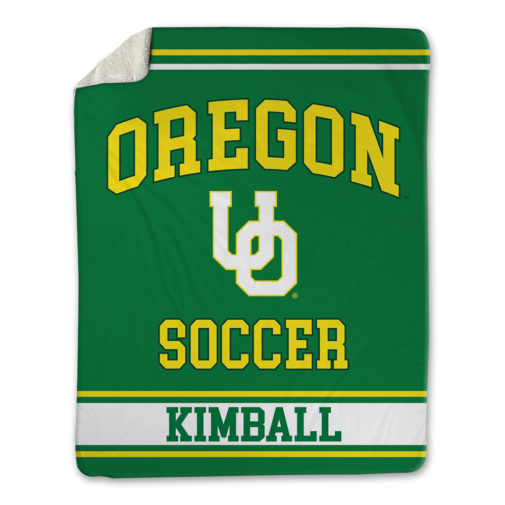 Oregon - NCAA Women's Soccer : Kailey Kimball - Blanket-0