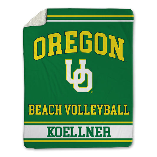 Oregon - NCAA Beach Volleyball : Katrena Koellner - Blanket-0