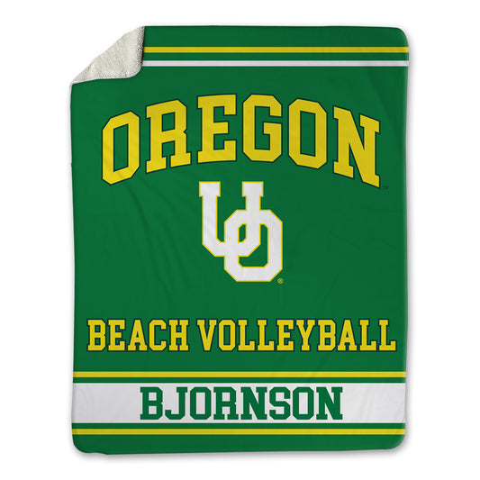 Oregon - NCAA Beach Volleyball : Hanna Bjornson - Blanket-0