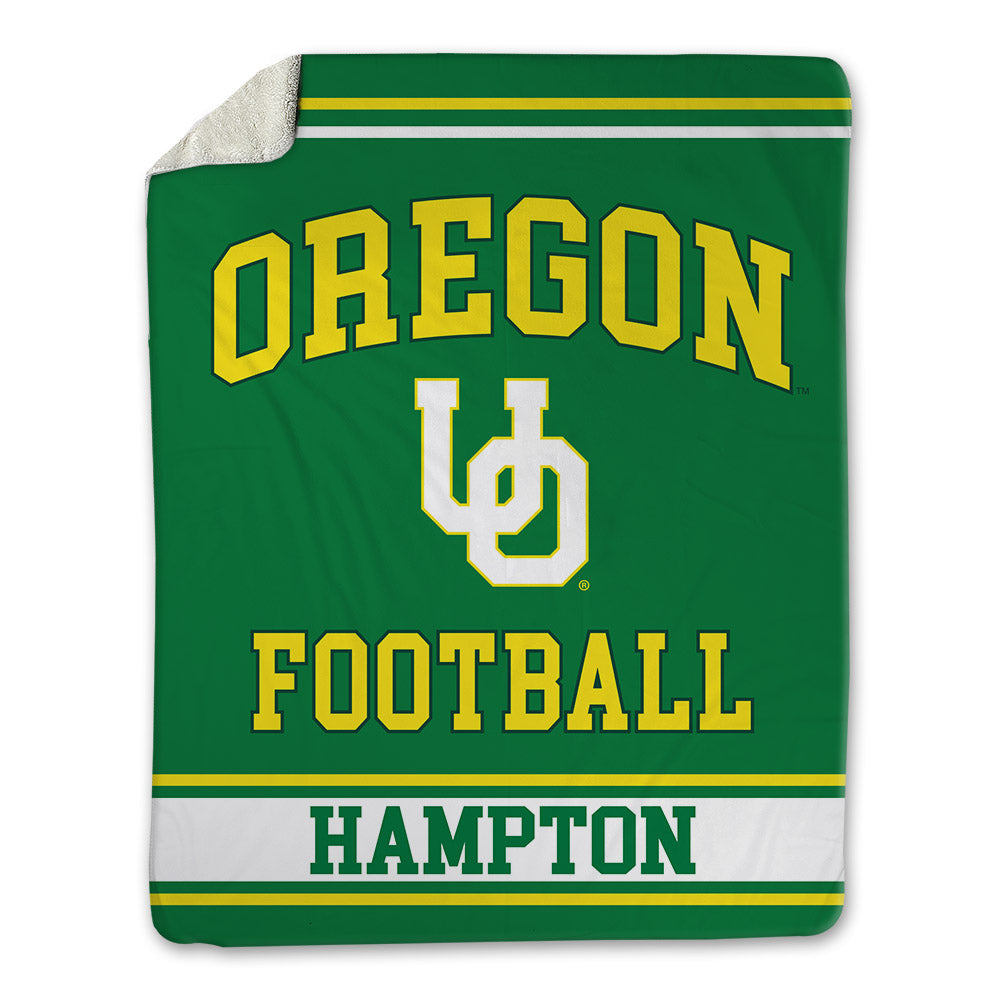 Oregon - NCAA Football : Messiah Hampton - Blanket-0