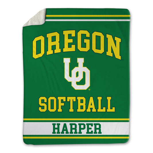 Oregon - NCAA Softball : Amari Harper - Blanket-0