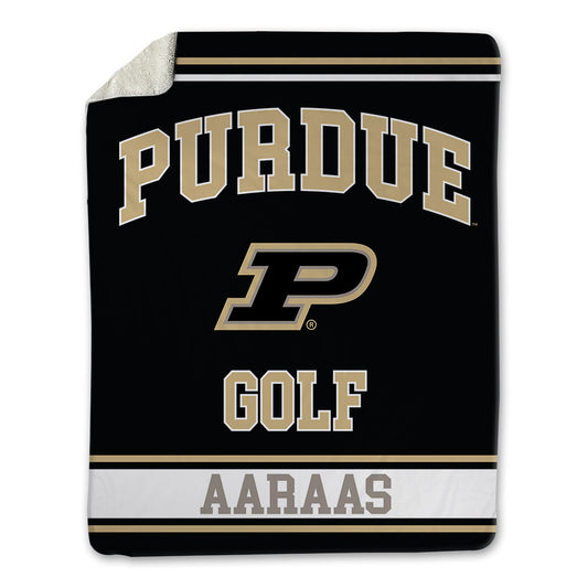 Purdue - NCAA Men's Golf : Leo Hirukawa Aaraas - Blanket-0