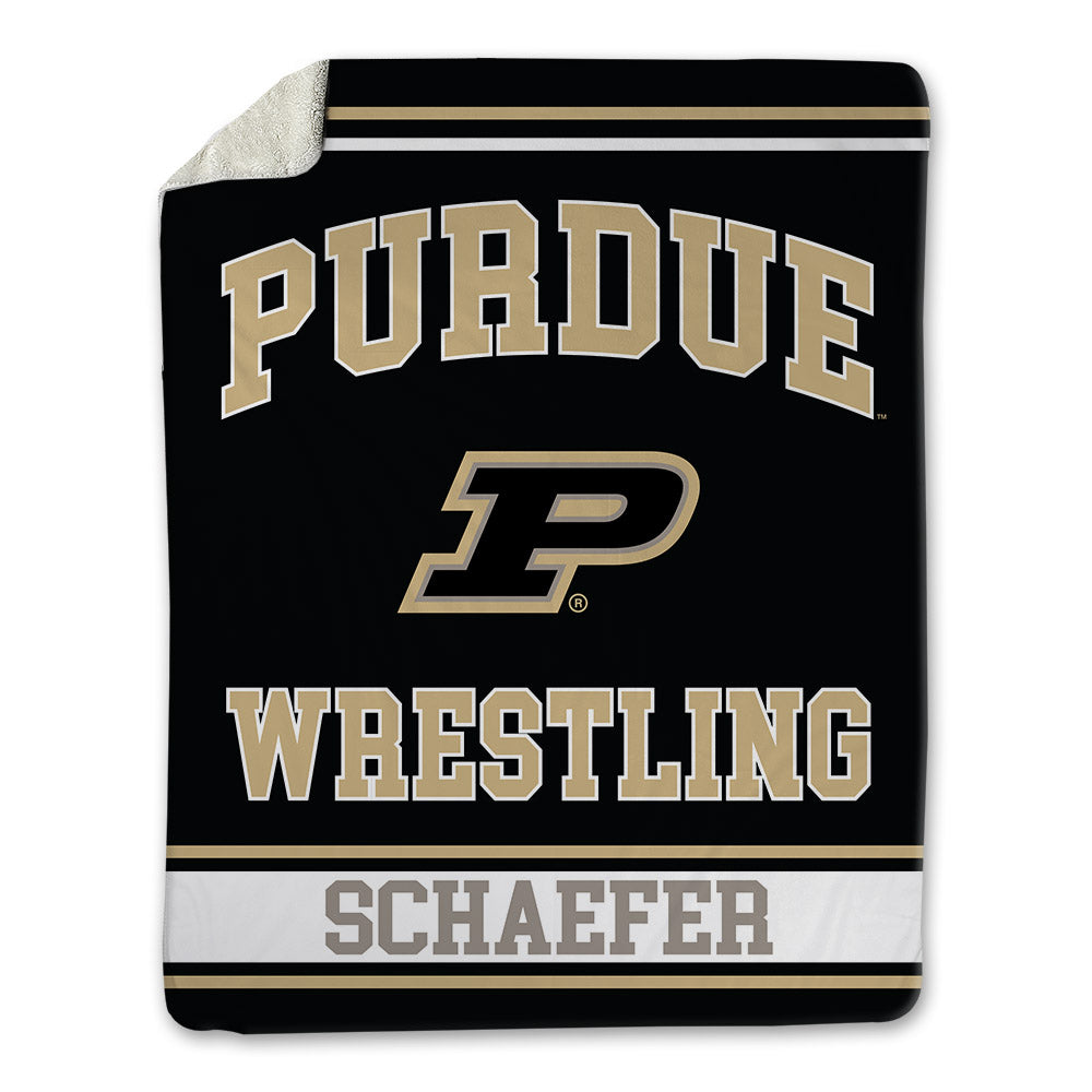 Purdue - NCAA Wrestling : Isaiah Schaefer - Blanket-0