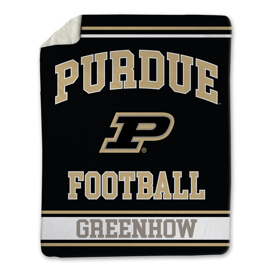 Purdue - NCAA Football : Dana Greenhow - Blanket-0