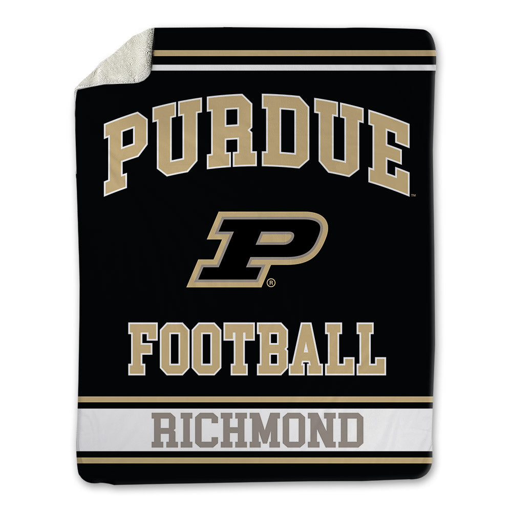 Purdue - NCAA Football : Kaleb Richmond - Blanket-0
