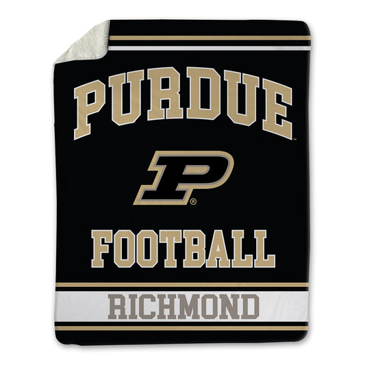 Purdue - NCAA Football : Kaleb Richmond - Blanket-0