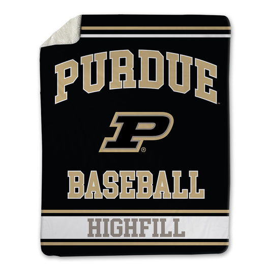 Purdue - NCAA Baseball : Ross Highfill - Blanket-0