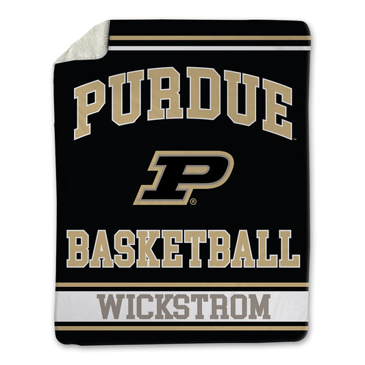 Purdue - NCAA Women's Basketball : Hannah Wickstrom - Blanket-0