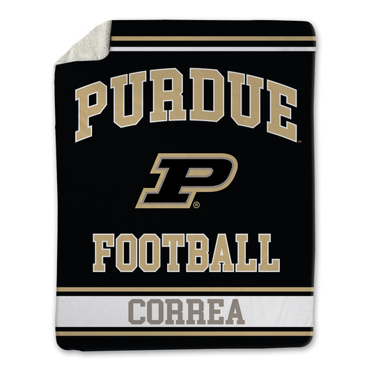Purdue - NCAA Football : Charles Correa - Blanket-0