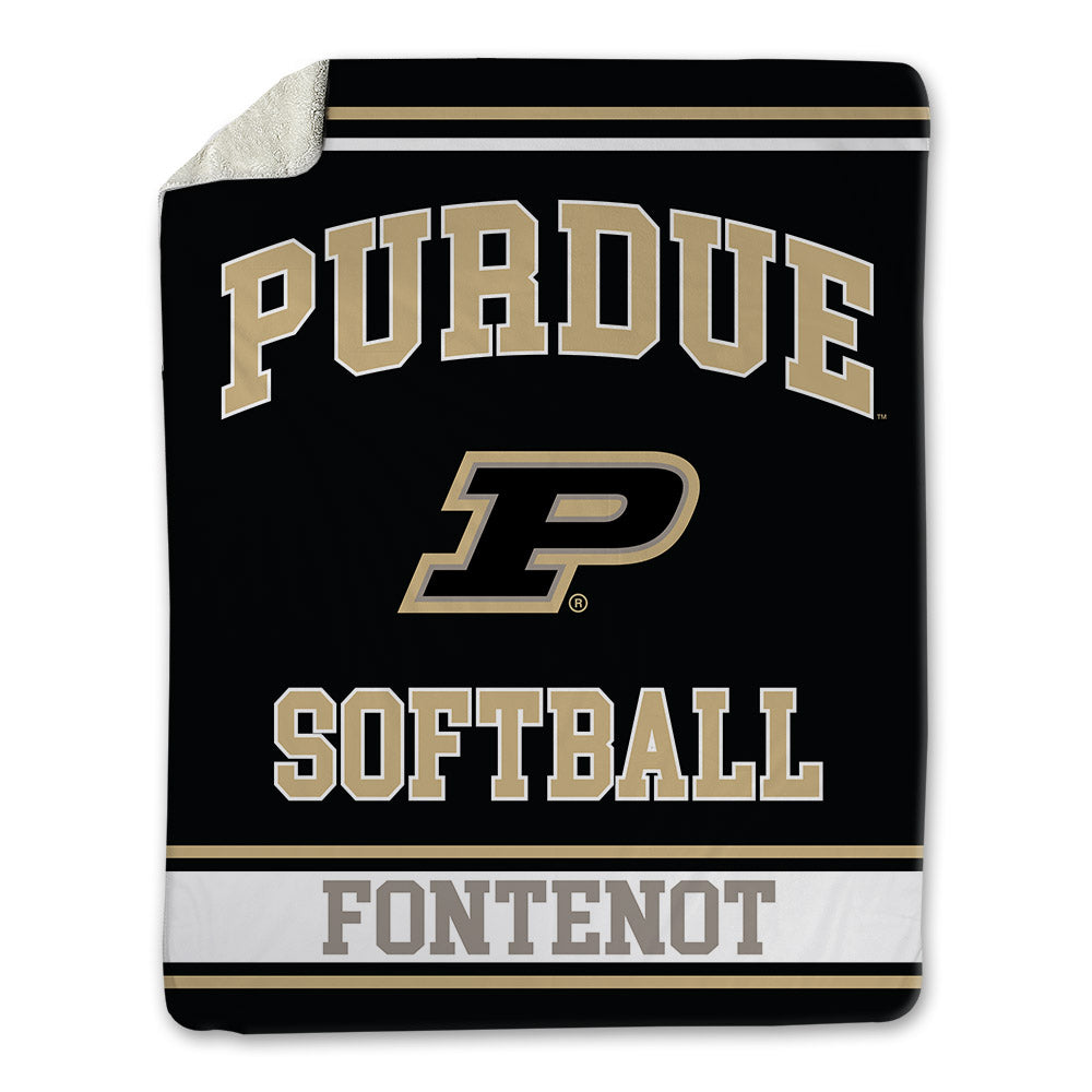 Purdue - NCAA Softball : Brianna Fontenot - Blanket-0