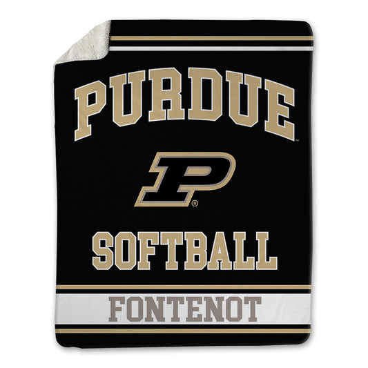 Purdue - NCAA Softball : Brianna Fontenot - Blanket-0
