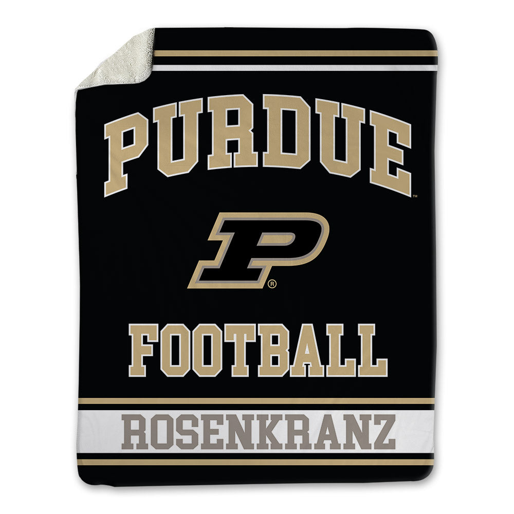Purdue - NCAA Football : Quinn Rosenkranz - Blanket-0