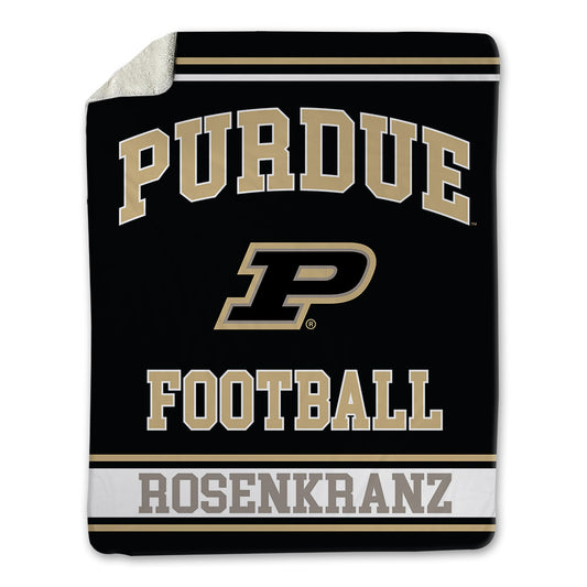 Purdue - NCAA Football : Quinn Rosenkranz - Blanket-0