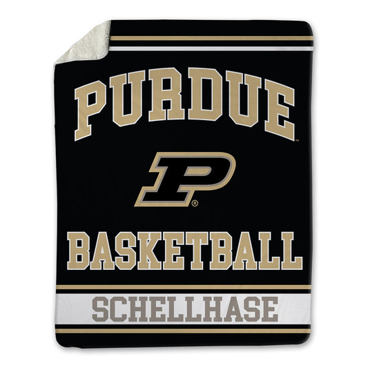 Purdue - NCAA Men's Basketball : Dave Schellhase - Blanket-0
