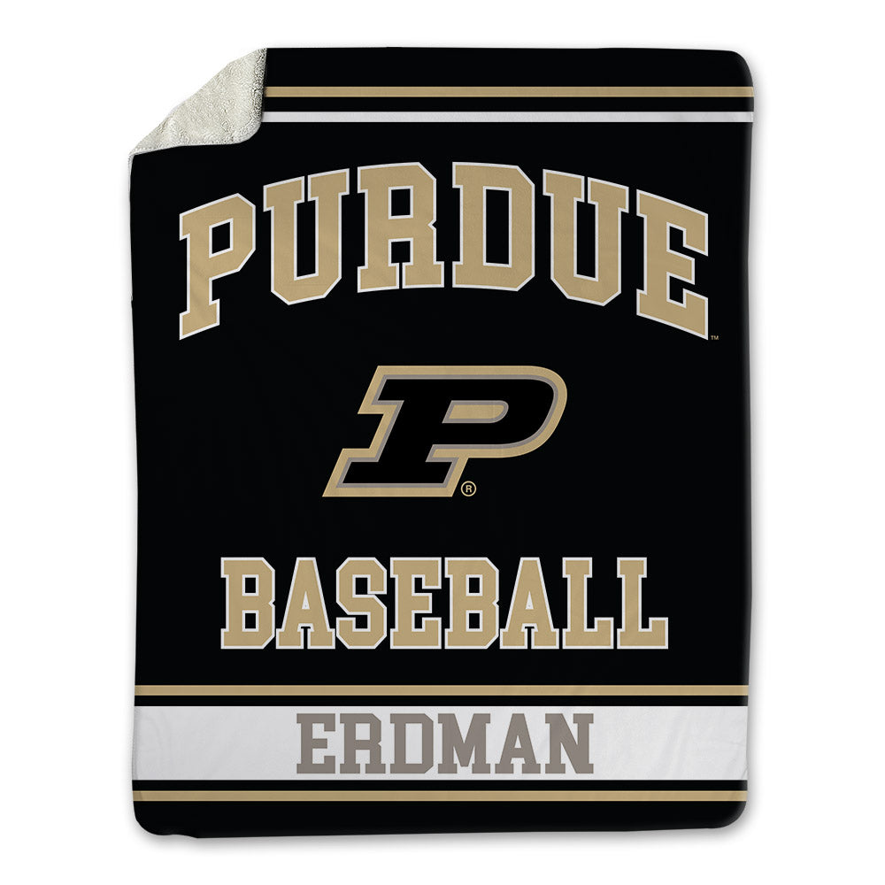 Purdue - NCAA Baseball : Zach Erdman - Blanket-0