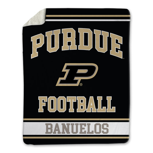 Purdue - NCAA Football : Micah Banuelos - Blanket-0