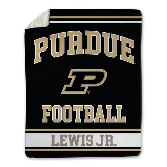 Purdue - NCAA Football : Jeremy Lewis Jr. - Blanket-0