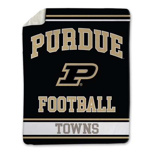 Purdue - NCAA Football : Ar'Mari Towns - Blanket-0