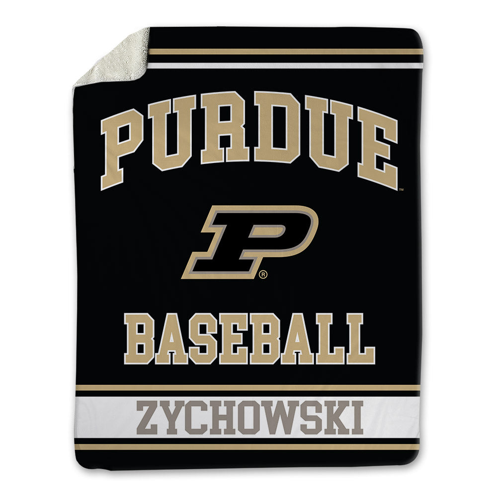 Purdue - NCAA Baseball : Zach Zychowski - Blanket-0