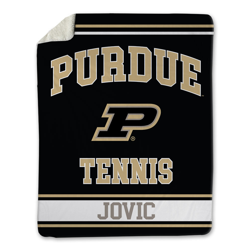 Purdue - NCAA Men's Tennis : Nikola Jovic - Blanket-0