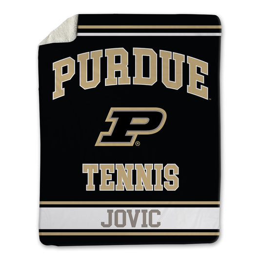 Purdue - NCAA Men's Tennis : Nikola Jovic - Blanket-0