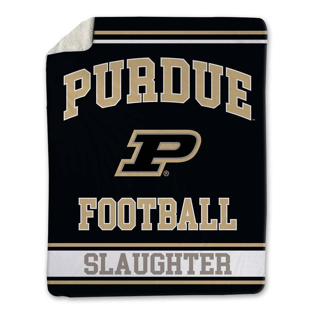 Purdue - NCAA Football : John Slaughter - Blanket-0
