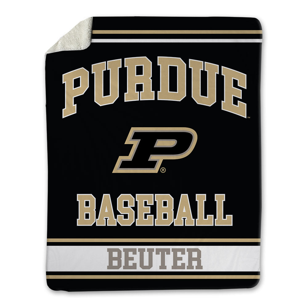 Purdue - NCAA Baseball : Gavin Beuter - Blanket-0