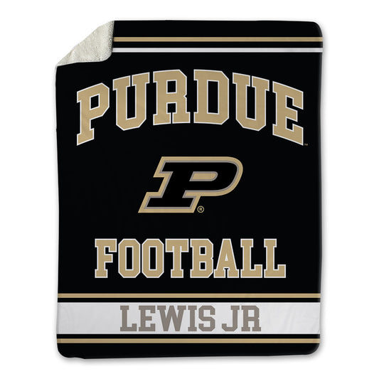 Purdue - NCAA Football : Jeremy Lewis Jr - Blanket-0
