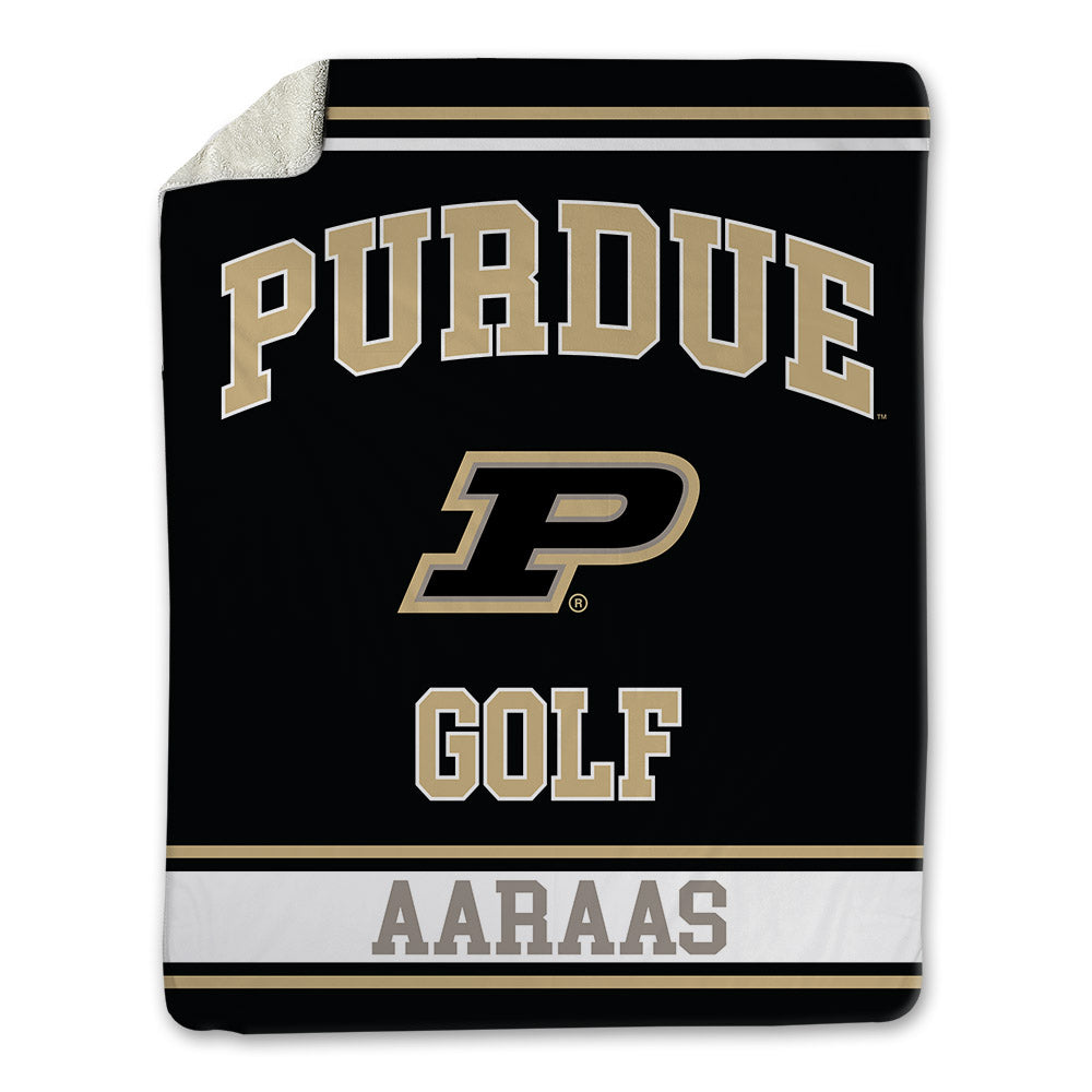 Purdue - NCAA Men's Golf : Leo Hirukawa Aaraas - Blanket-0