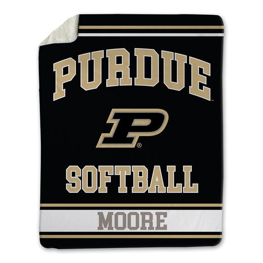 Purdue - NCAA Softball : Anna Moore - Blanket-0
