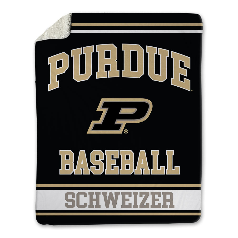 Purdue - NCAA Baseball : Evan Schweizer - Blanket-0
