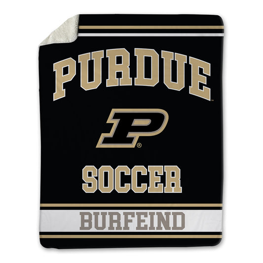 Purdue - NCAA Women's Soccer : Elizabeth Burfeind - Blanket-0