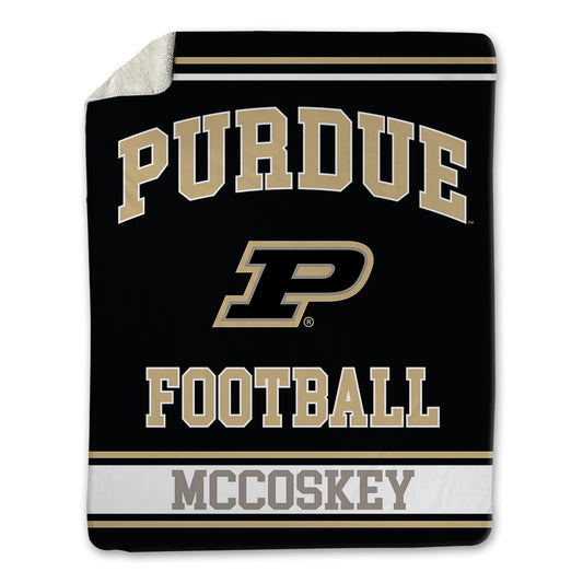 Purdue - NCAA Football : Jude Mccoskey - Blanket-0
