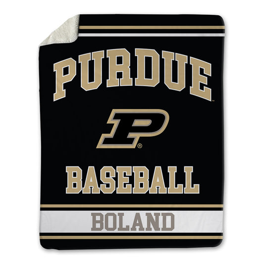 Purdue - NCAA Baseball : Jacob Boland - Blanket-0