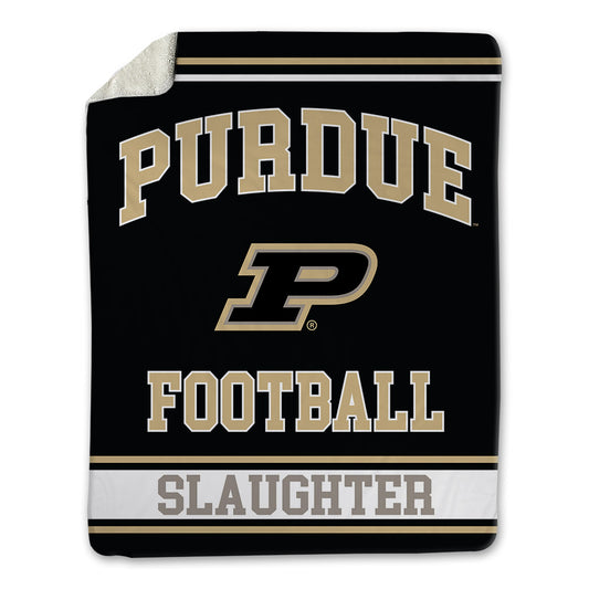 Purdue - NCAA Football : John Slaughter - Blanket-0