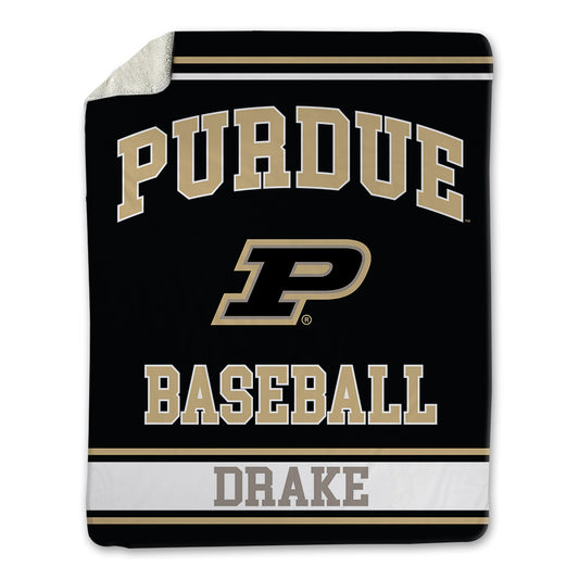 Purdue - NCAA Baseball : Dylan Drake - Blanket-0
