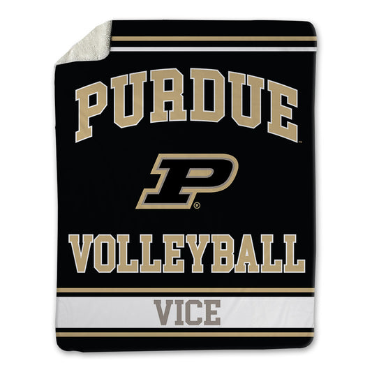 Purdue - NCAA Women's Volleyball : Sydni Vice - Blanket-0