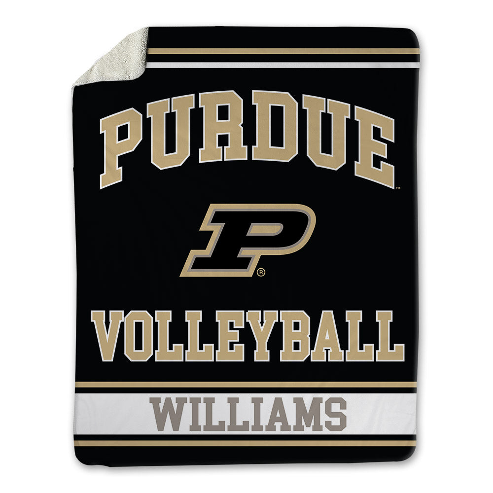 Purdue - NCAA Women's Volleyball : Rachel Williams - Blanket-0