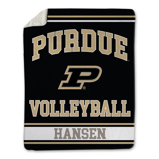 Purdue - NCAA Women's Volleyball : Kate Hansen - Blanket-0