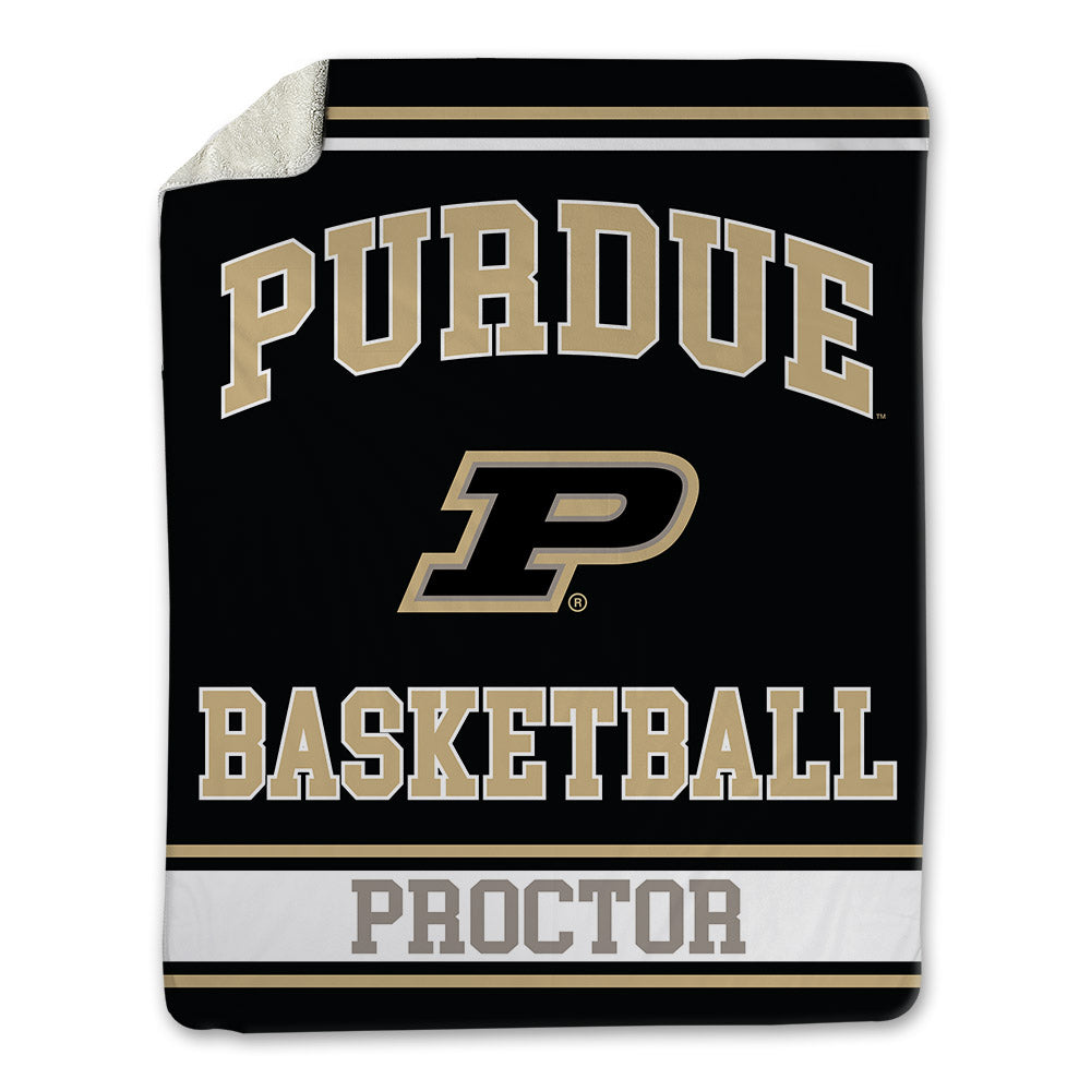 Purdue - NCAA Women's Basketball : Aysia Proctor - Blanket-0